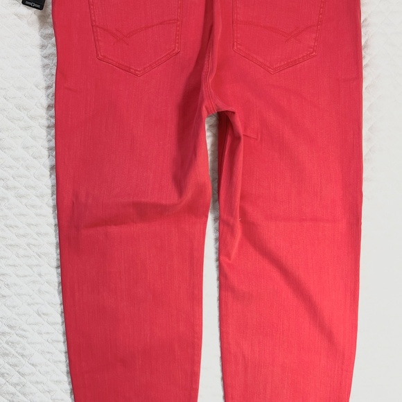 Liverpool Jeans size 16 33 Crop Straight Coral Red High Rise Colored NWT Love - Picture 7 of 7